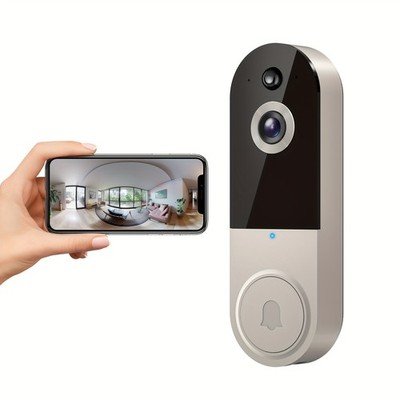 Video Doorbell Wireless WiFi AI Detect Night Vision 2-Way Audio Cloud Storage