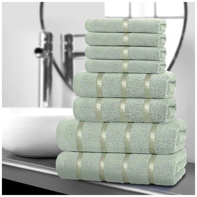 8pcs Luxury Egyptian Cotton Towel Set, Quick-Drying 500 GSM Hand Face Bath Towel