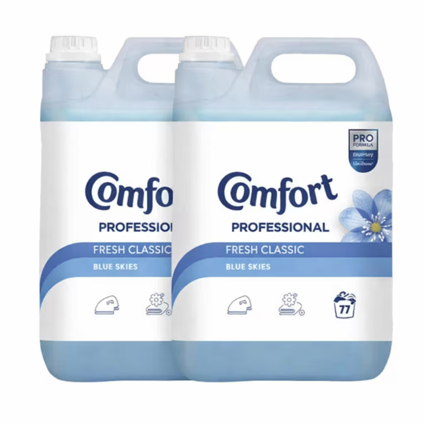 Second image of Comfort Fabric Softener 2x4.8L | Blue Skies | 154 Wash | Long Lasting Fresh