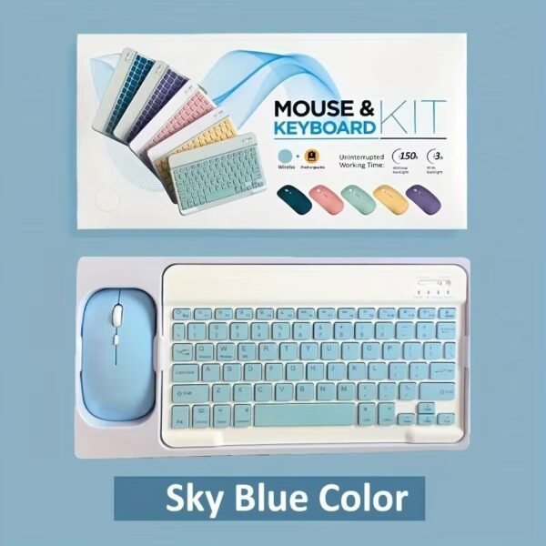 Wireless Keyboard and Mouse Combo for iPad Android Tablet Mini USB Portable