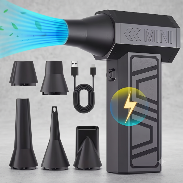 140000RPM Compressed Air Duster Cordless Turbo Fan Blower Keyboard Car